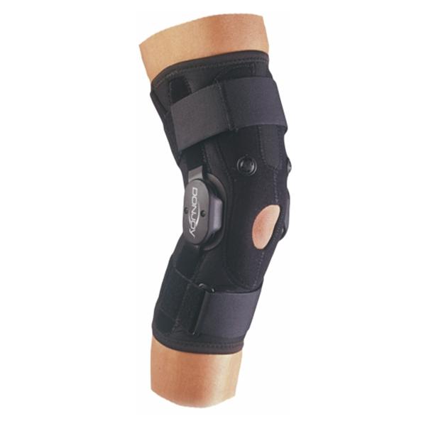 Support Wraparound DonJoy Adult Knee Drytex Black Size Medium Universal Ea